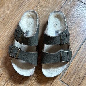 Birkenstock gray sandals, size 39 - US 9